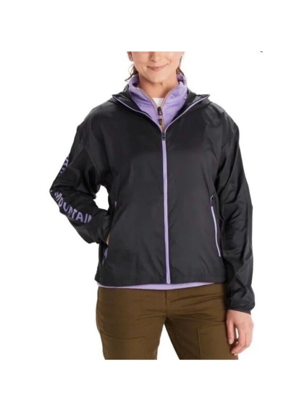 Marmot Womens Brooklyn Air Soft Shell LIghtweight Hooded Jacket Black Size S NWT
